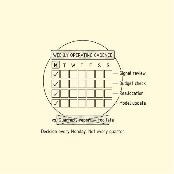 Every Monday, Not Every Quarter 
